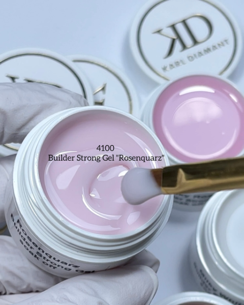 Builder Strong Gel Rosenquarz soak off Karl Diamant 30 ml